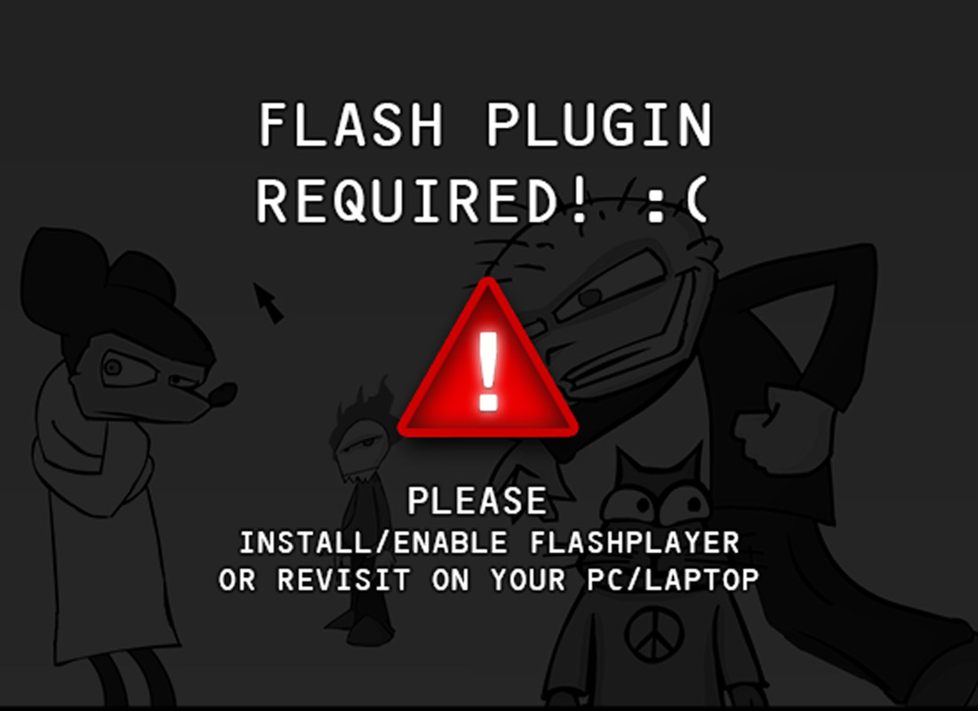Could not load flash content :(