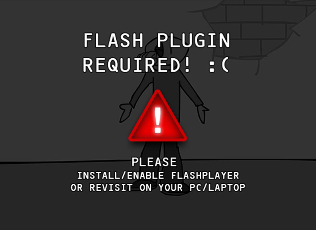 Could not load flash content :(