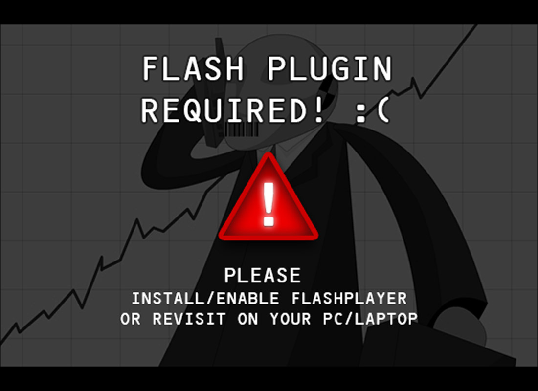 Could not load flash content :(