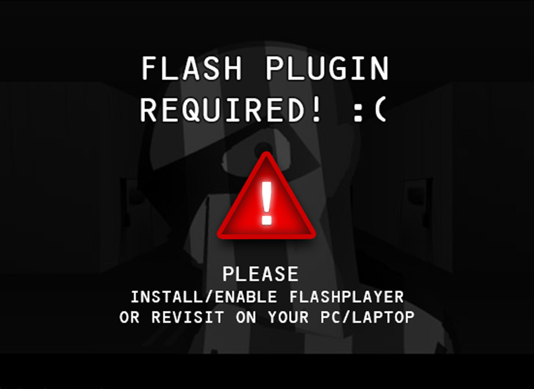 Could not load flash content :(