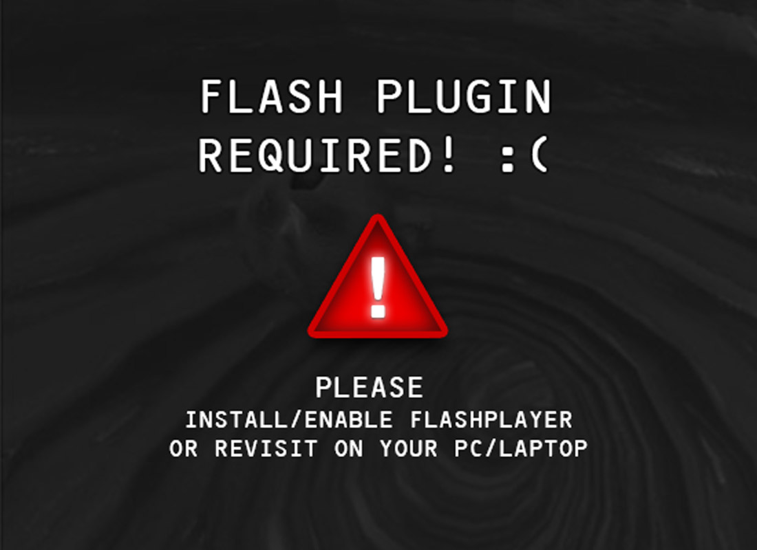Could not load flash content :(