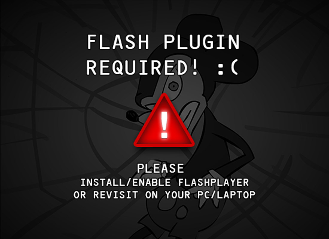 Could not load flash content :(