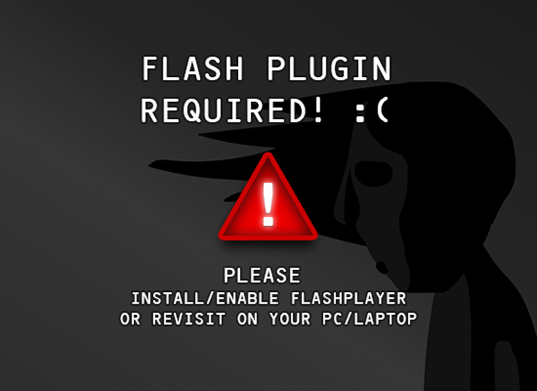 Could not load flash content :(