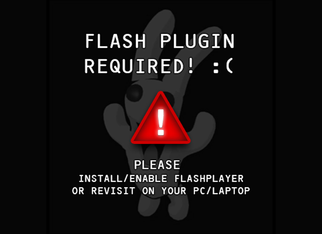Could not load flash content :(