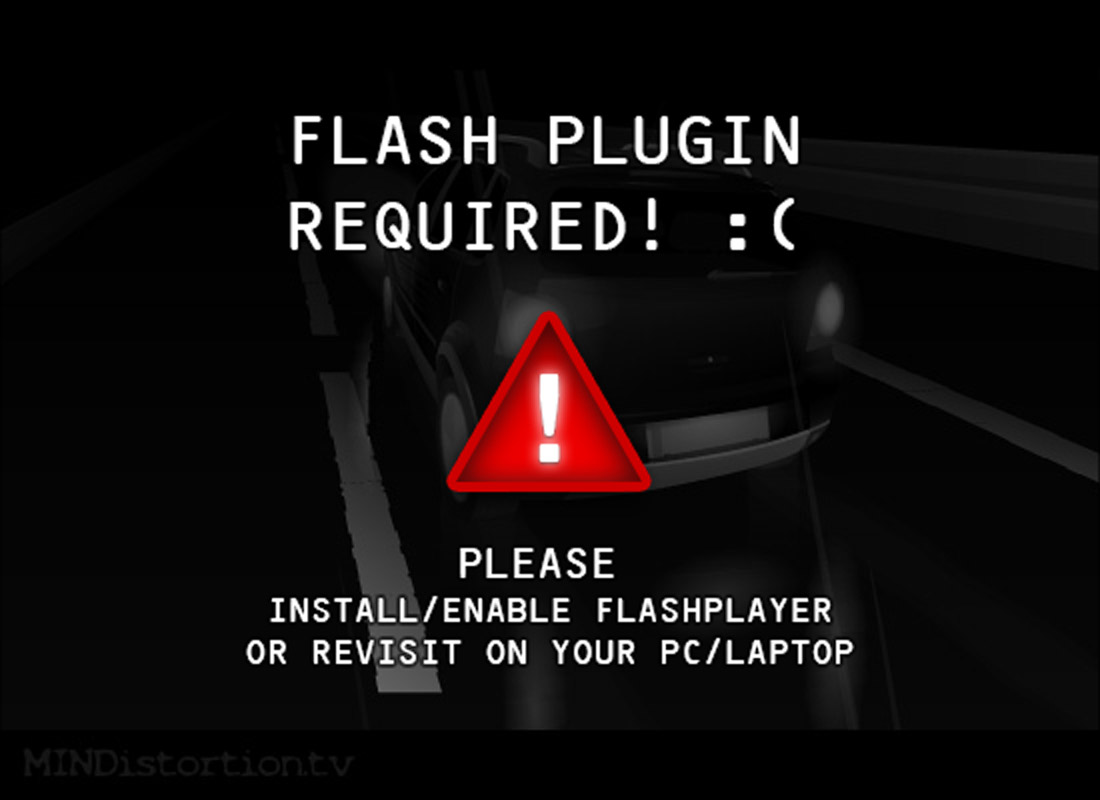 Could not load flash content :(